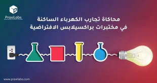 محاكاة تجارب الكهرباء الساكنة في مختبرات براكسيلابس الافتراضية