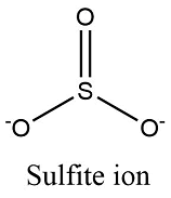 Sulfite Ion chemical structure 