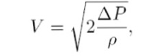 Bernoulli equation for V