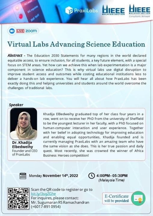 Virtual Labs Advancing Science Education Webinar