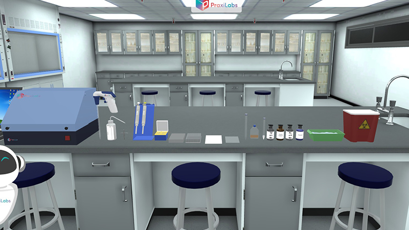 Learn Biomedical Sciences with PraxiLabs Virtual Labs Simulations