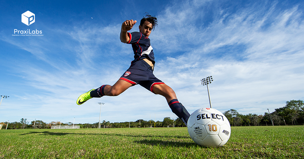 application of newton's second law of motion-kick a ball