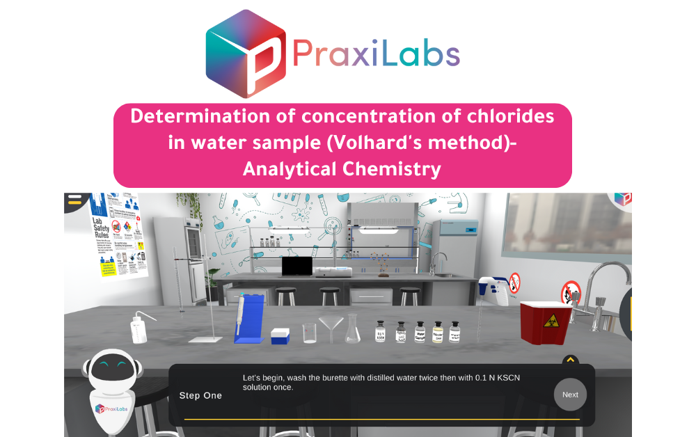 Determination of concentration of chlorides in water sample (Volhard's method)