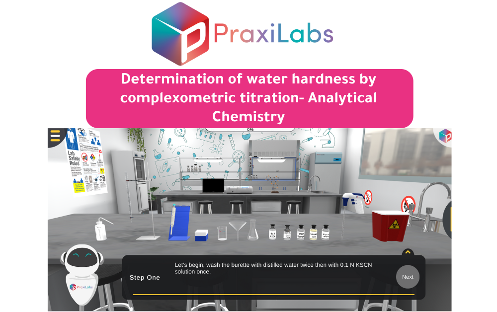 Determination of water hardness by complexometric titration