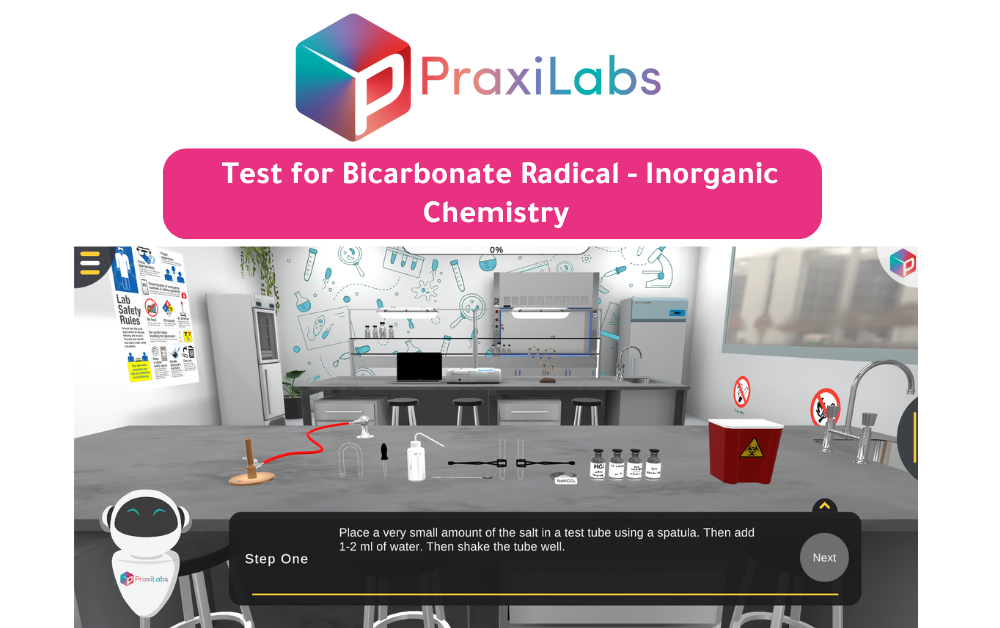 Test for Bicarbonate Radical