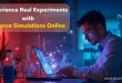 Experience real experiments with science simulations online