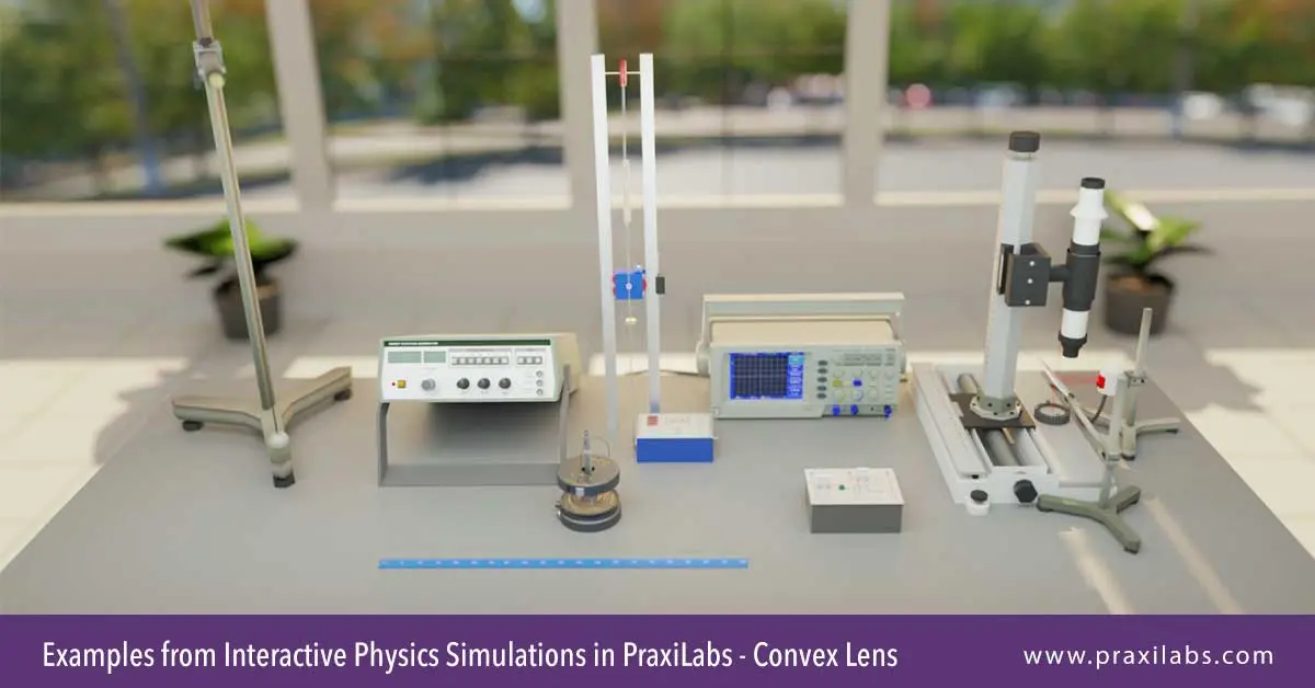 Convex Lens - physics simulation online