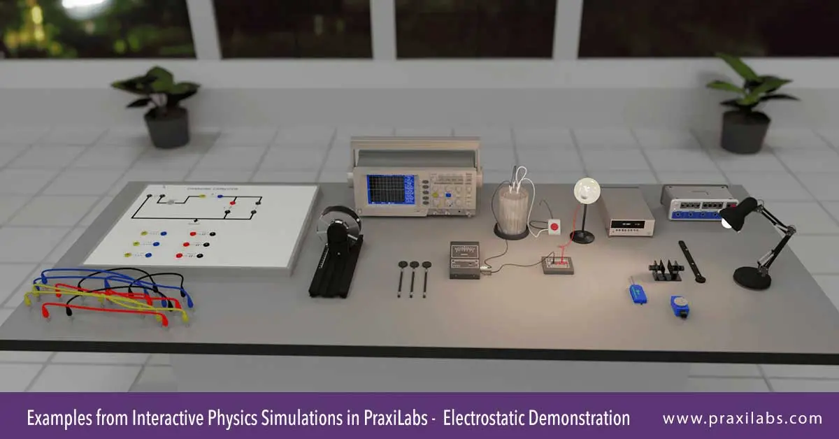 Electrostatic Demonstration - physics simulation