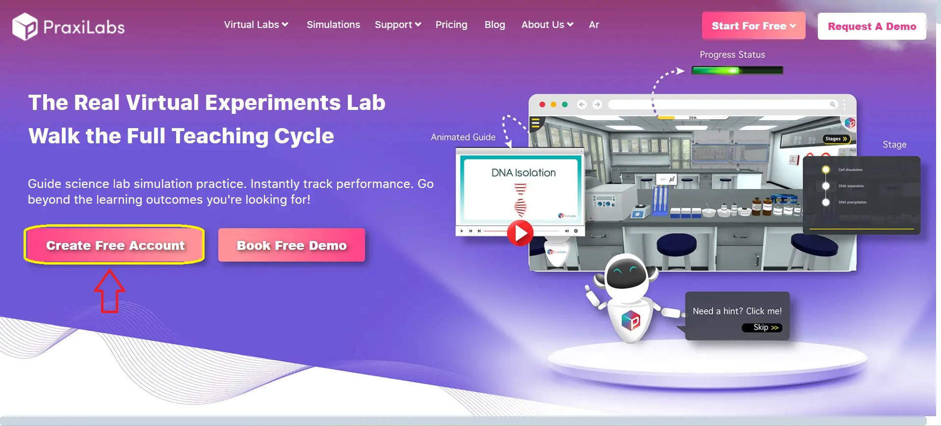 How to register for an online chemistry labs? - praxilabs 