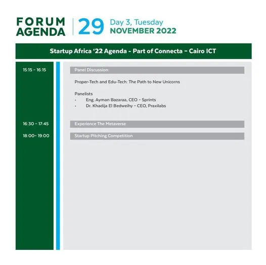 Cairo ICT 2022 Participation