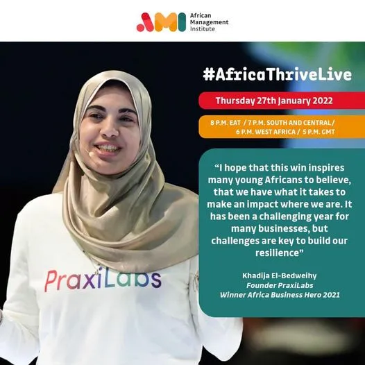 Participation in African Thrive Live (Business Growth Talk)