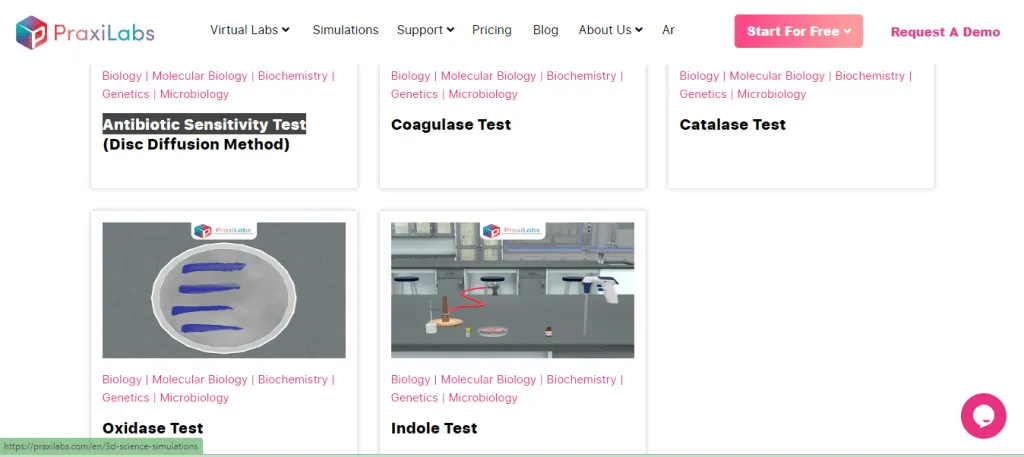 PraxiLabs provides group of Biochemical tests