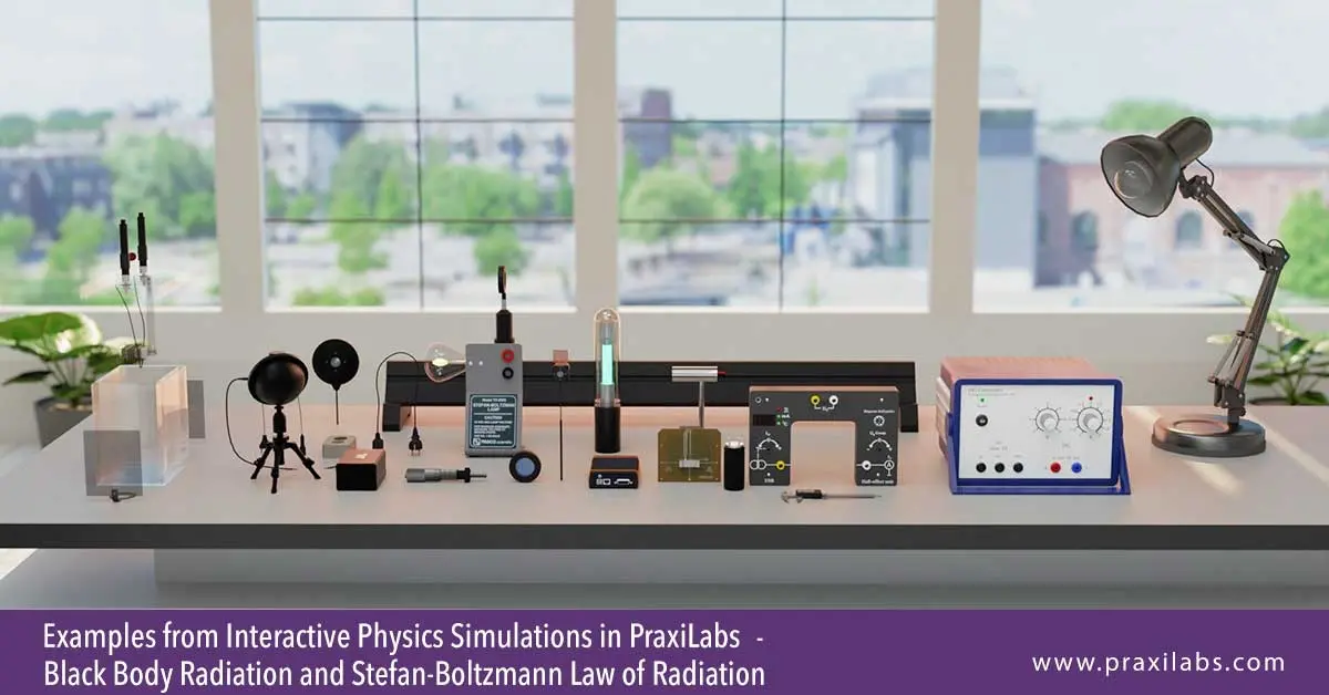 Black Body Radiation and Stefan-Boltzmann Law of Radiation - physics simulation online