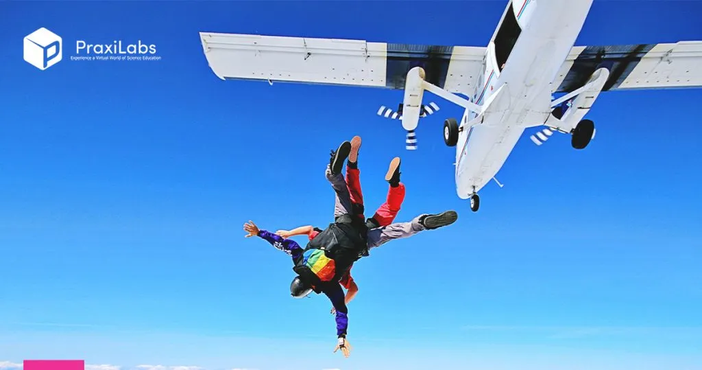 Newton's First Law Used in Everyday Life- A Parachutist Who Jumps from an Aeroplane