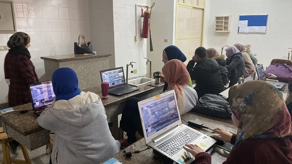 Praxilabs laboratories at the Faculty of Science, Ain Shams University
