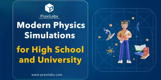 Modern Physics Simulations for High School and University