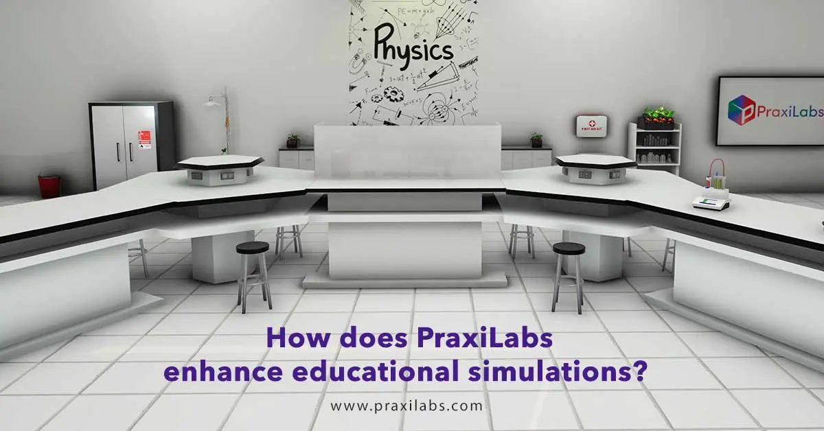 How does PraxiLabs enhance educational simulations?