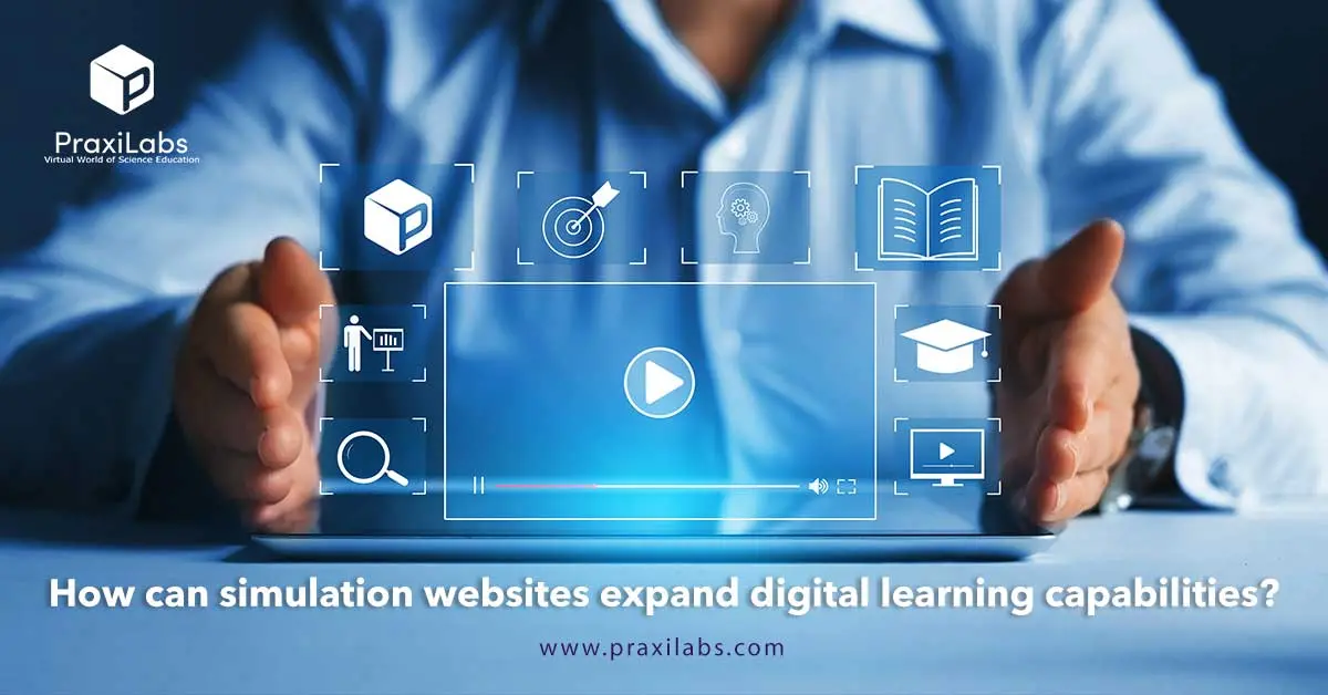 How can simulation websites expand digital learning capabilities
