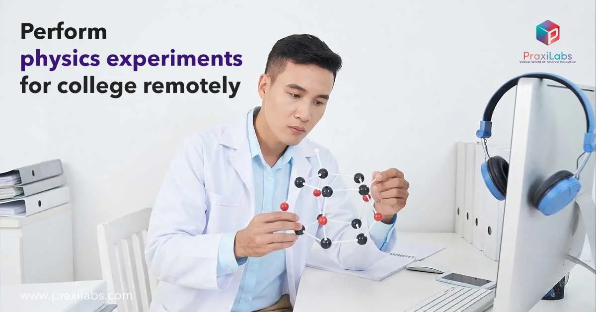 Performing physics experiments for college remotely: