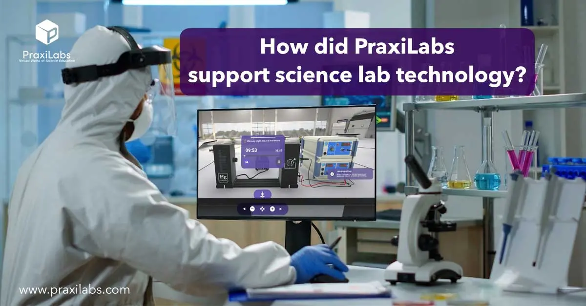 How did PraxiLabs support science lab technology?