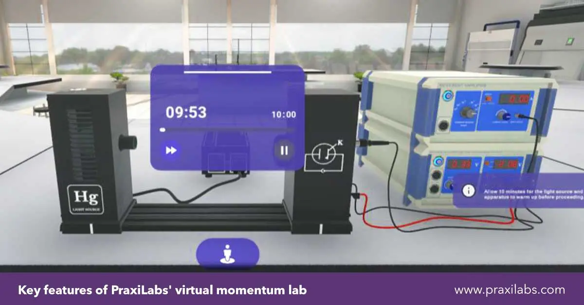 Key features of PraxiLabs_ virtual momentum lab