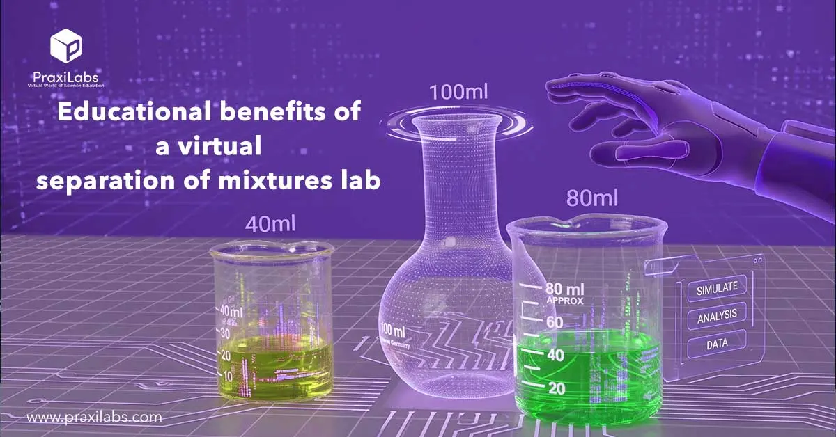 Educational benefits of a virtual separation of mixtures lab