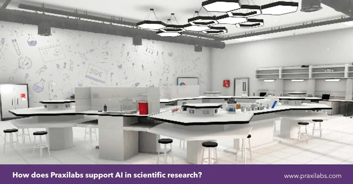 How does Praxilabs support AI in scientific research_