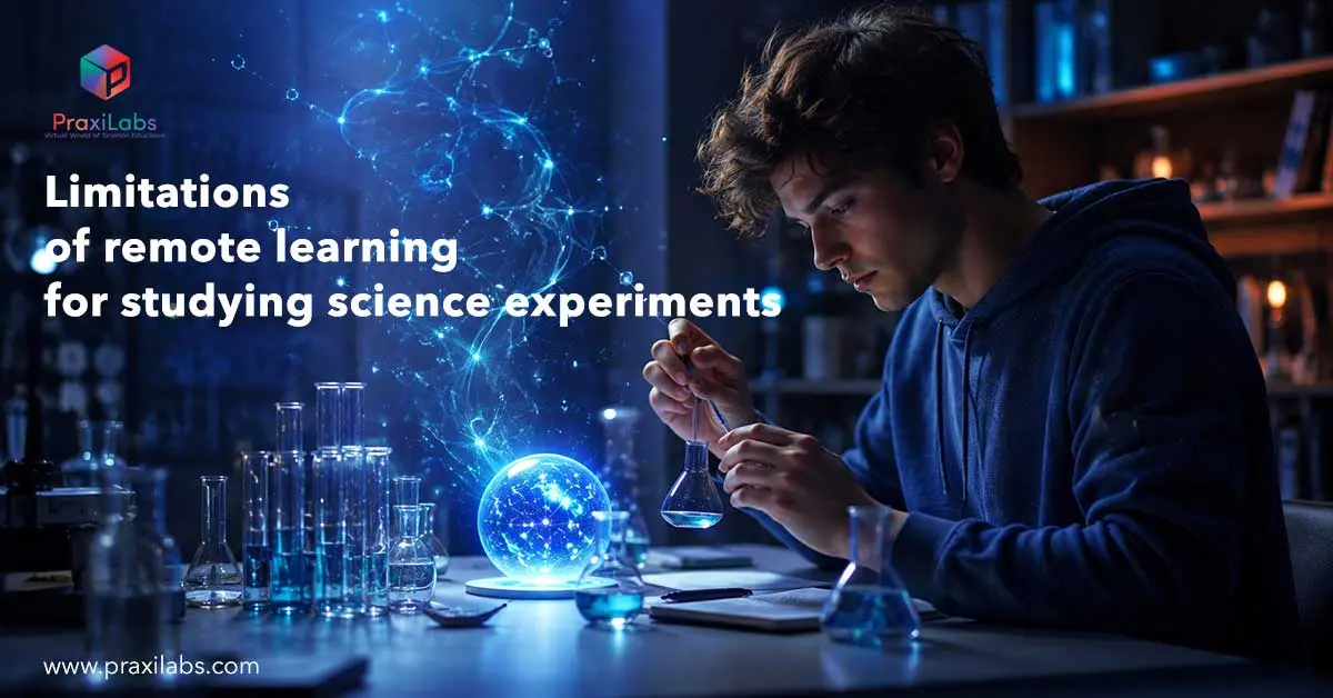 Limitations of remote learning for studying science experiments