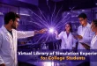 Virtual Library of Simulation Experiments for College Students
