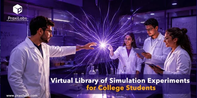 Virtual Library of Simulation Experiments for College Students